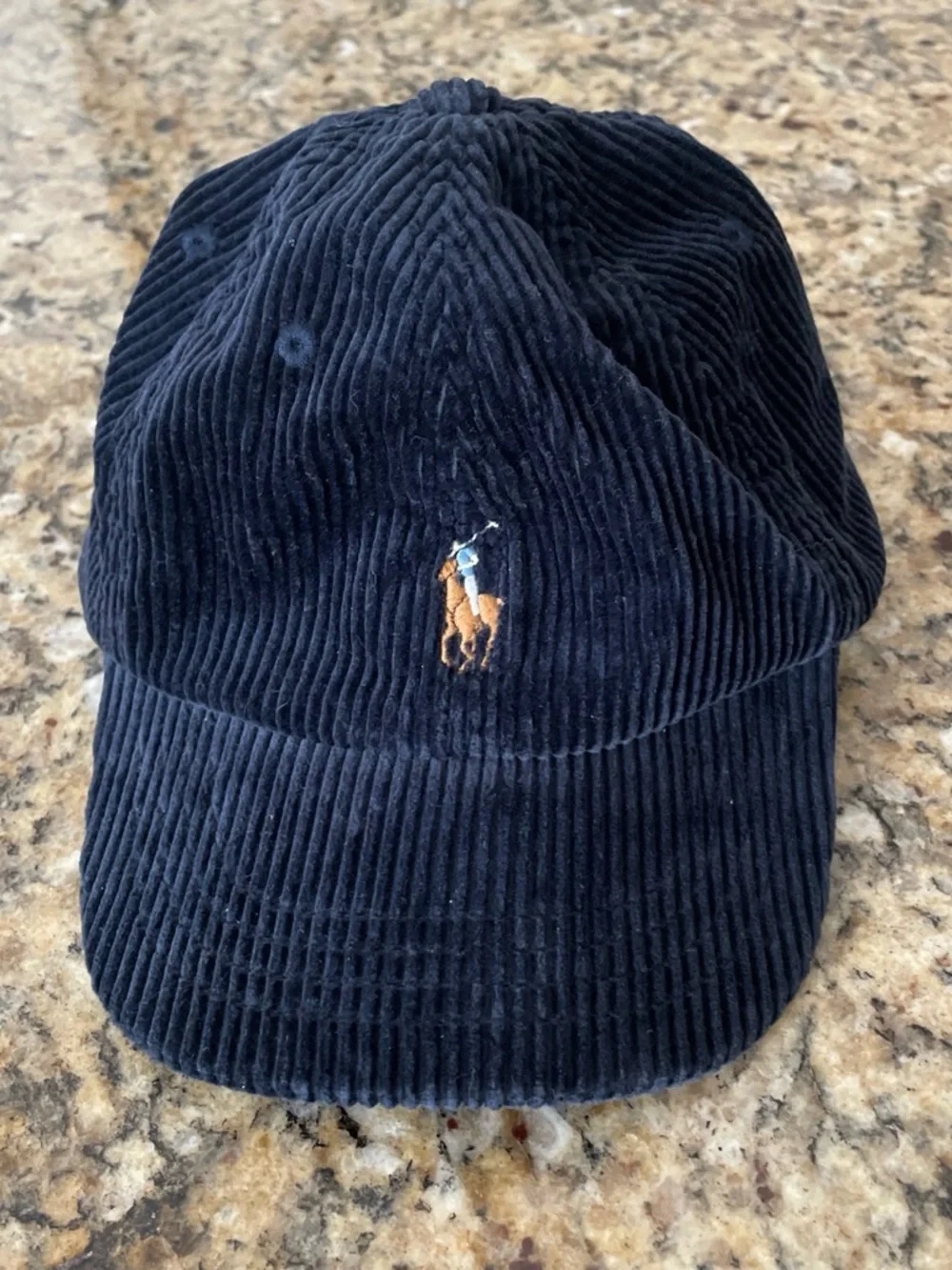 Polo Ralph Lauren Kids 4 7 NWT Navy Corduroy Adjustable Pony Baseball Cap